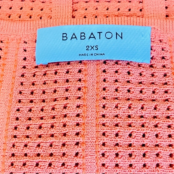 Aritzia Babaton Cropped Tank With Square Neck And Sculpted Knit New without tag - Picture 7 of 7